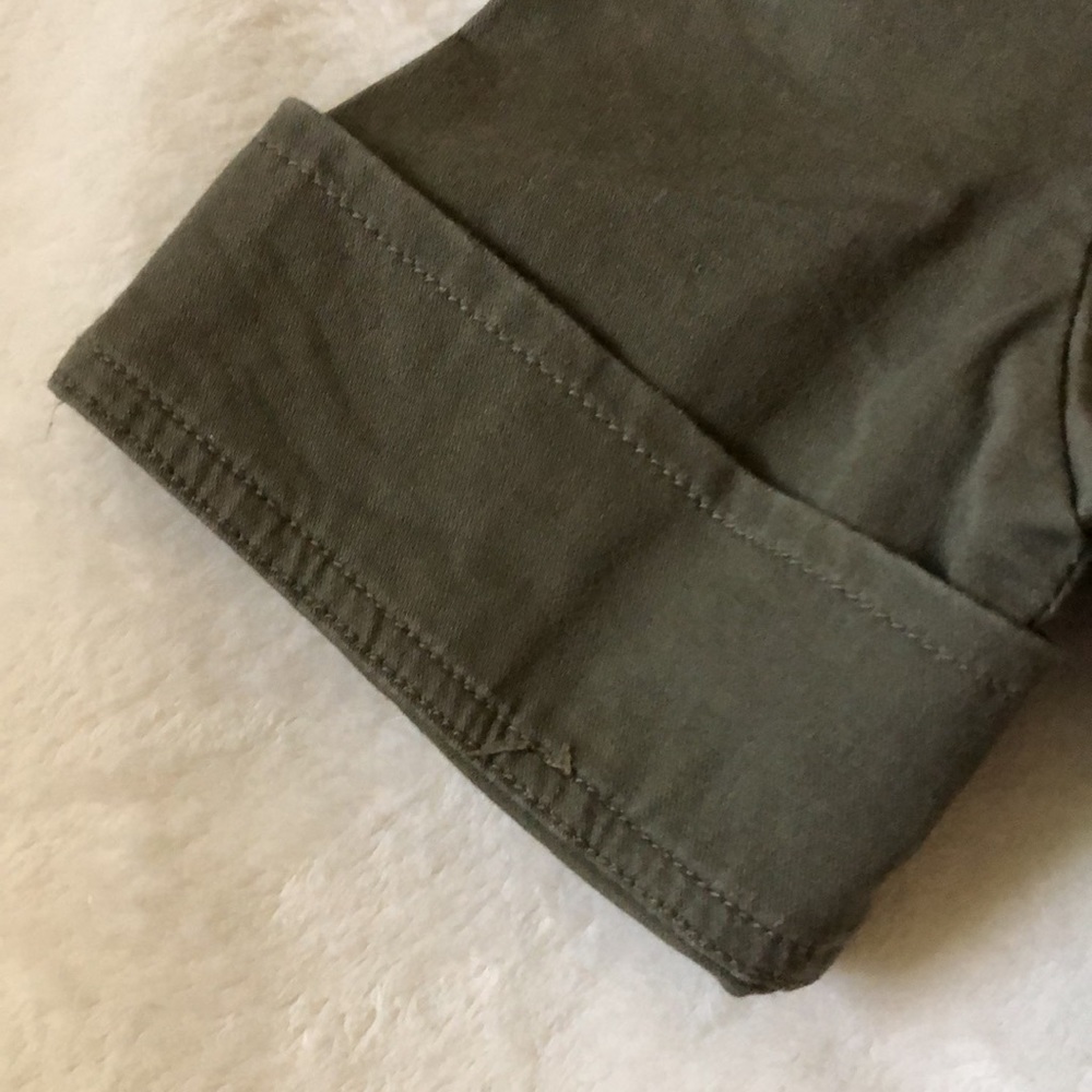 🫒 GUESS VINTAGE Belted Green Utility Jacket - Picture 6 of 8